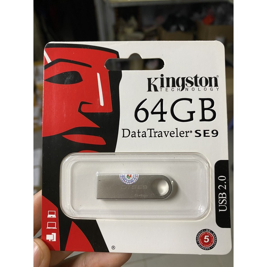 USB Kingston SE9 4GB 8GB 16GB 32GB 64GB Sắt Chống Nước