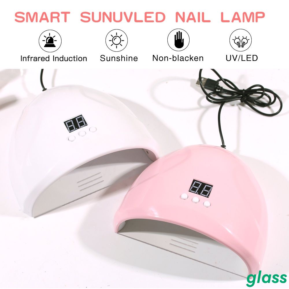 36W Nail Máy Sấy UV Đèn LED cho Móng Tay Nail Gel Polish Set Khô Máy Nail Công Cụ Nghệ Thuật với USB cáp Nhanh Chóng giao hàng
