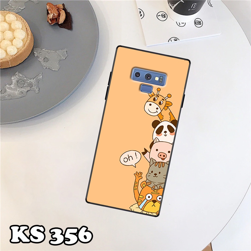 Ốp lưng Samsung Note 9 - Samsung Note 8 - Samsung Note 7 (Note Fe) - Ốp in hình Cat&amp;Bear đáng yêu - Chất liệu TPU