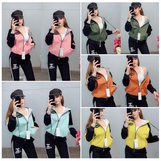 Áo khoác dù nữ 2 lớp siêu dễ thương