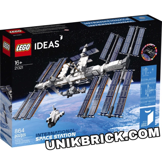 [CÓ HÀNG] Lego UNIK BRICK 21321 International Space Station Trạm không gian quốc tế trong Ideas chín