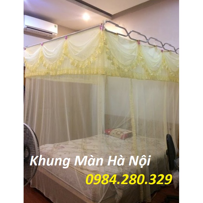 Khung Màn Inox Xếp Gọn ( Màn + Khung )