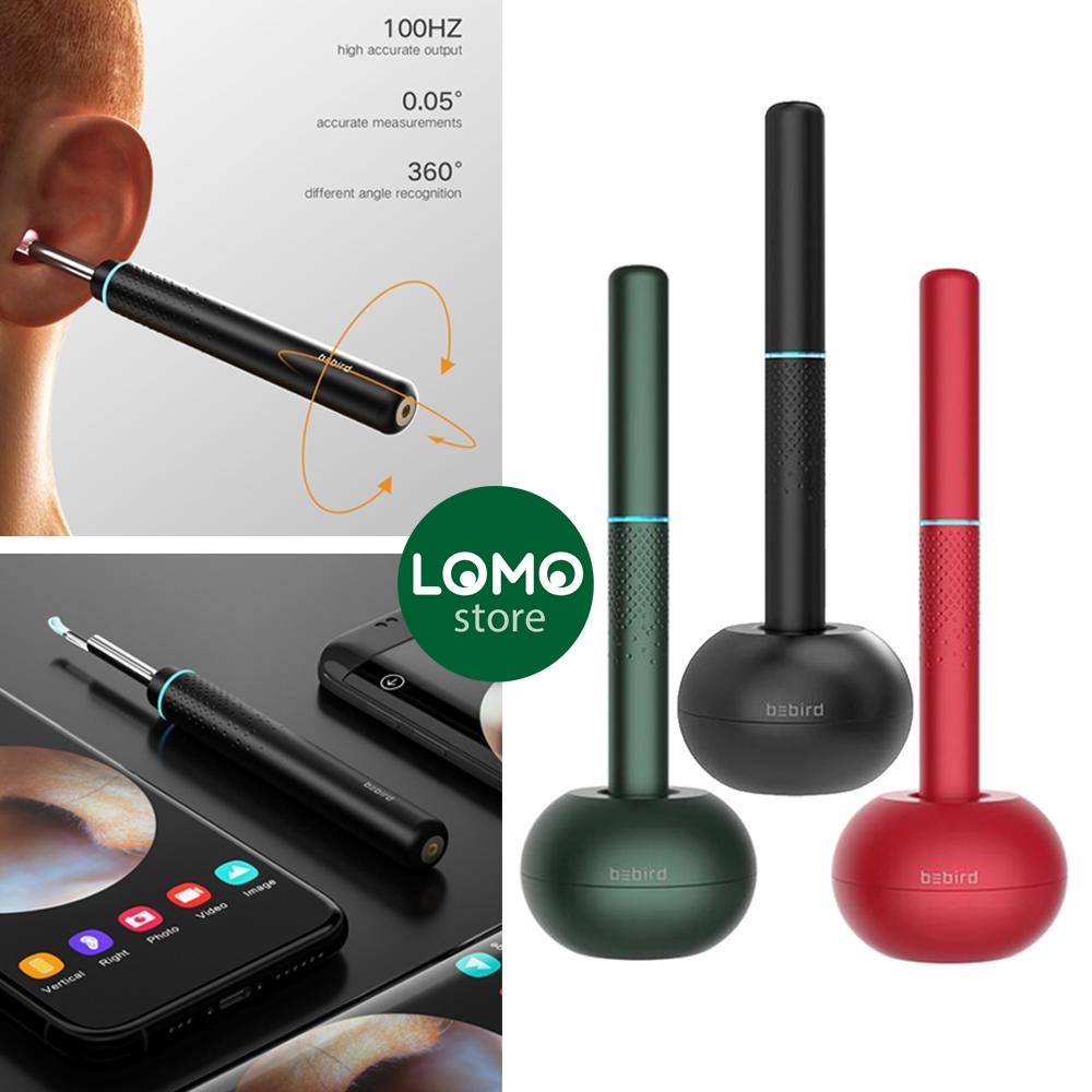 Dụng cụ lấy ráy tai Bebird M9 Pro, có camera, kết nối smartphone