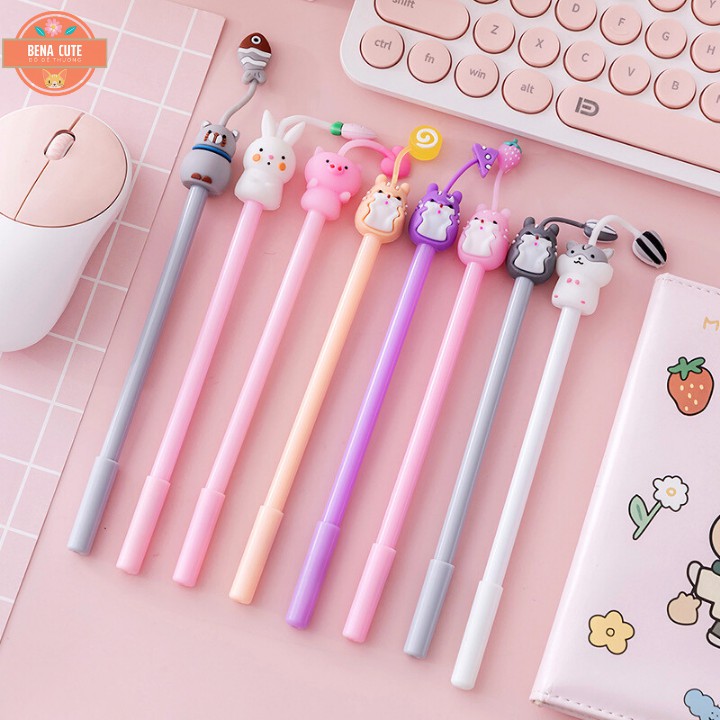 bút bi cute hoạt hình 🦄LÚC LẮC🦄 dễ thương - nhiều hình đẹp, viết thích