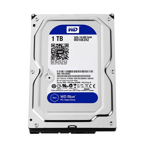 Ổ cứng WD Caviar Blue 1TB 64MB Cache (WD10EZRZ) - Hàng chính hãng - Bảo hành 36 tháng