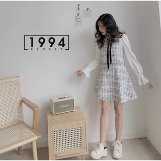 Set váy dạ rời chân váy có lót