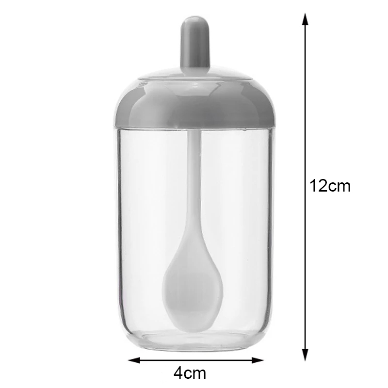 Lọ Đựng Gia Vị Kèm Muỗng Tiện Lợi Cho Nhà Bếp