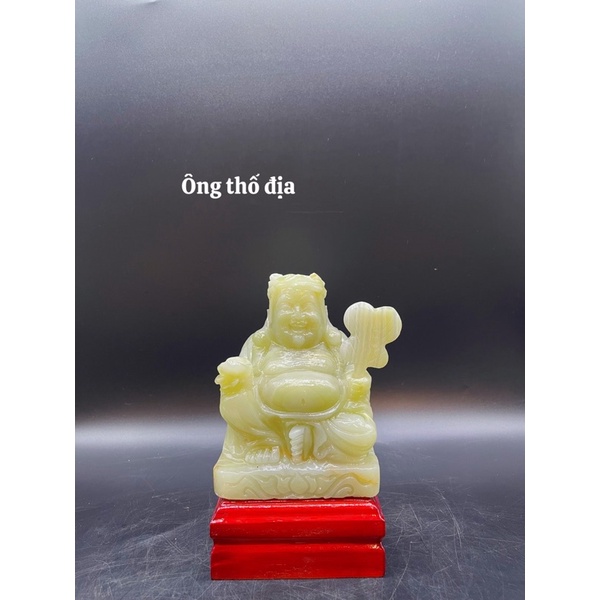 Bộ Tượng Thần Tài - Thổ Địa Đá Ngọc Hoàng Long Phong Thuỷ