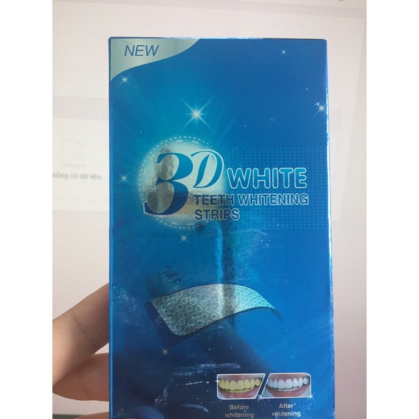 Miếng dán trắng răng 3D Teeth Whitening Strips