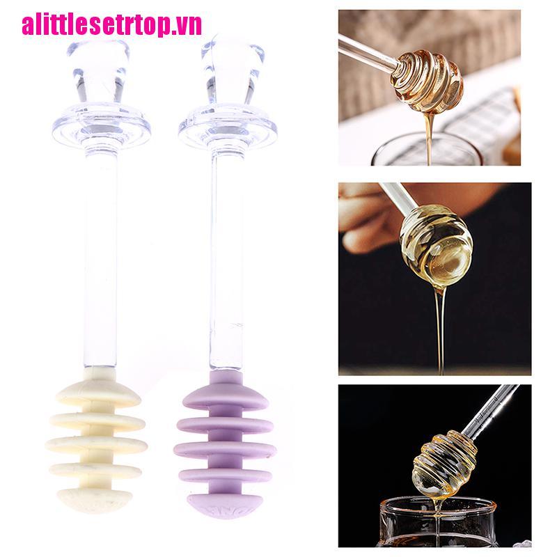 【Opvn】Honey Spoon Honey Dipper Stick Syrup Dispenser for Honey Jar Kitchen Acc