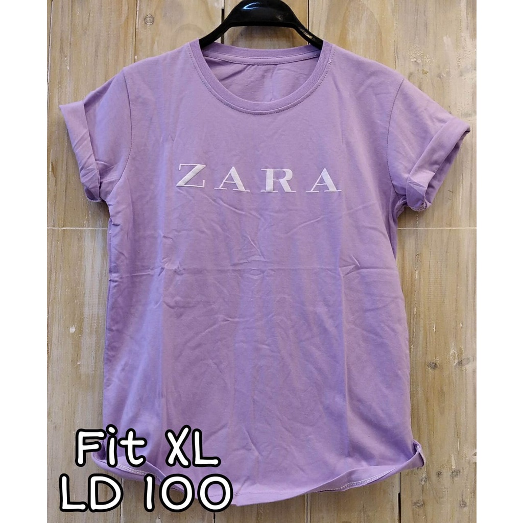 Áo Thun Tay Ngắn Size Lớn XL LD 100 cm Màu Tím Phong Cách Hàn Quốc Cho Nữ 20082