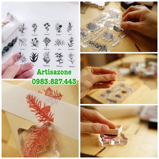 Khuôn dấu trong in mực - Clear Stamp (11cm x 15cm)