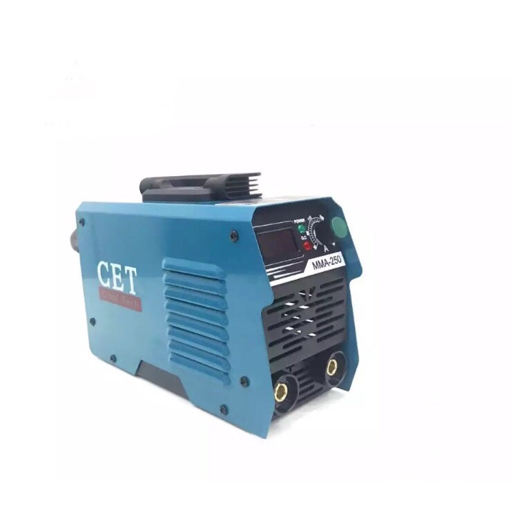 Máy hàn điện tử chuyên que 3ly2 CET MMA250 chính hãng - bảo hành 12 tháng - đầy đủ phụ kiện đi kèm