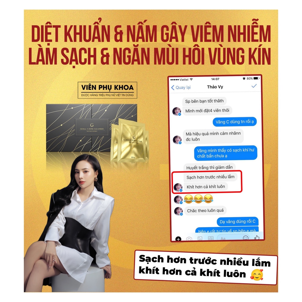 Combo Thu hẹp Bikini YZONE CLEASER 15 viên và Kem Hồng Nhũ Bi 5ml XXVIRGIN N