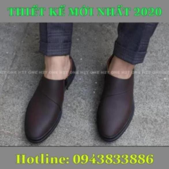 [Sale 3/3]Giày lười nam đẹp chất da bò cao cấp - thiết kế mới nhất tại H2T ONE - phong cách trẻ trung HT556 -pi9