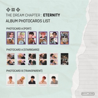 Bộ ảnh UNOFFICIAL trong album Eternity của nhóm nhạc TXT