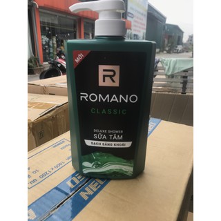 Sữa Tắm ROMANO Hương Nước Hoa Sạch Sảng Khoái 650gr