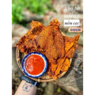 Khô bò miếng loại 1 - ăn vặt - thực phẩm khô nhâm nhi
