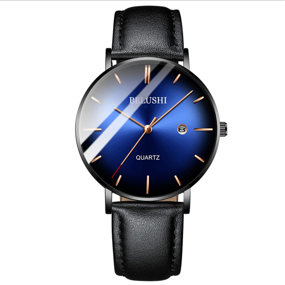 Đồng hồ nam BELUSHI chính hãng, dây thep cao cấp, bền màu, mặt mỏng tuyệt đẹp, tặng kèm tỳ hưu, tháo mắc ( Mã: ABLV )