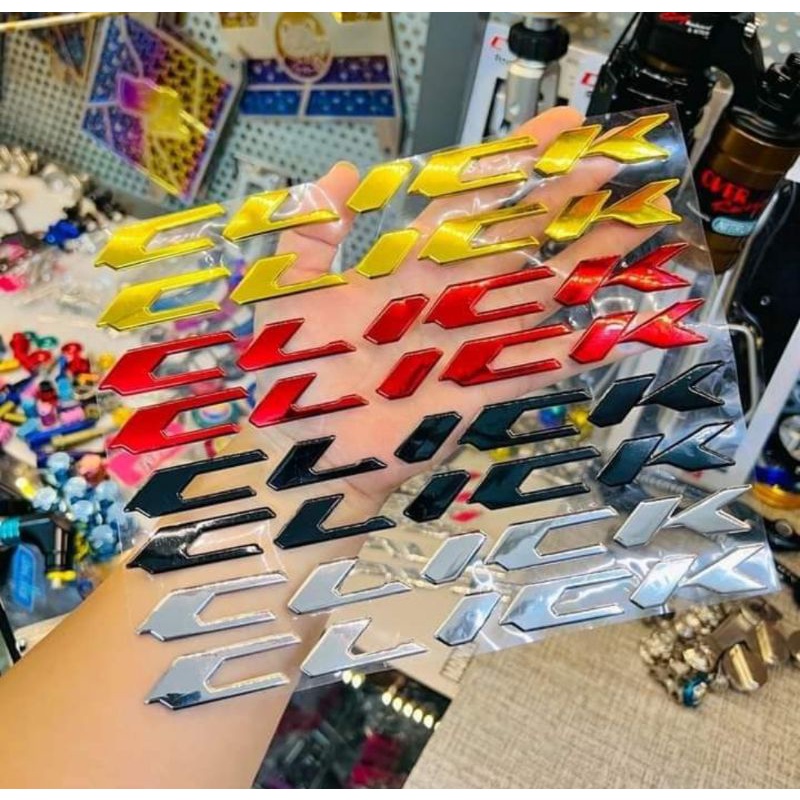 Team Chữ Nổi Click 125/150 Đủ Màu