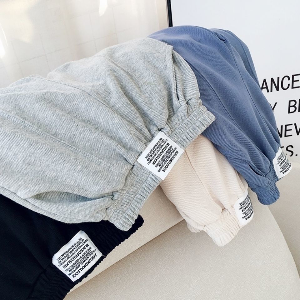 Quần dài dáng rộng chất liệu co giãn thời trang xuân thu cho bé