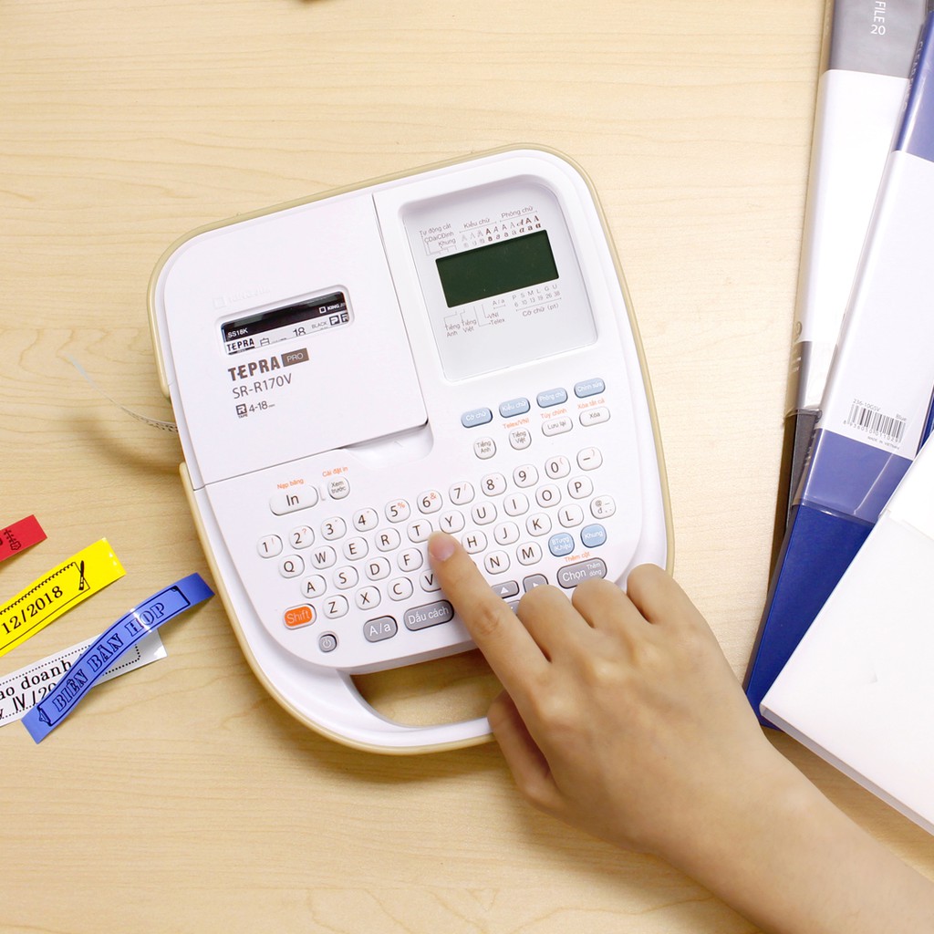 Máy in nhãn Tepra Pro SR - R170V King Jim