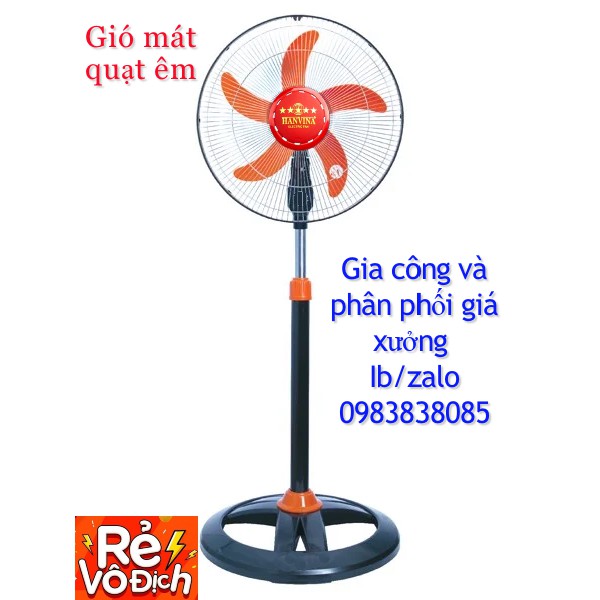 {THÂN SẮT, MOTOR SUPPER, GRAB 1h} QUẠT ĐỨNG THÂN SẮT 5 CÁNH LOẠI TỐT L130 - QUẠT CÂY - QUẠT LỬNG - QUẠT LỠ