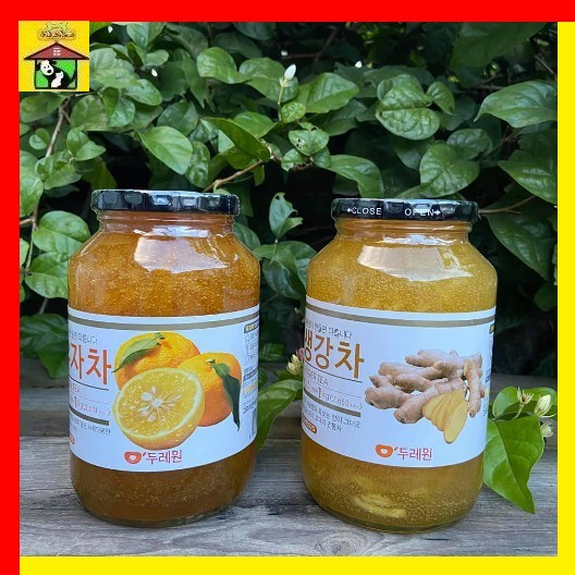 🍋  Mật Ong Chanh Đào - Mật Ong Chanh Gừng Hàn Quốc Thượng Hạng Hũ 1Kg