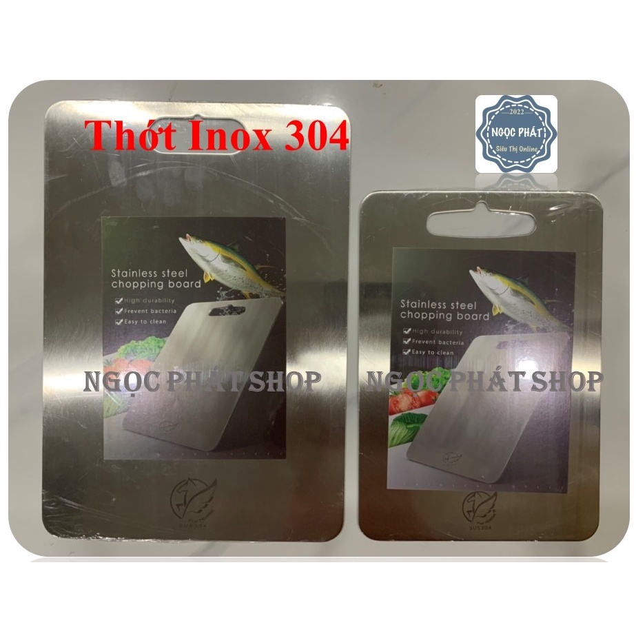 THỚT INOX 304 KHÁNG KHUẨN CAO CẤP FLY HORSE HAI MẶT