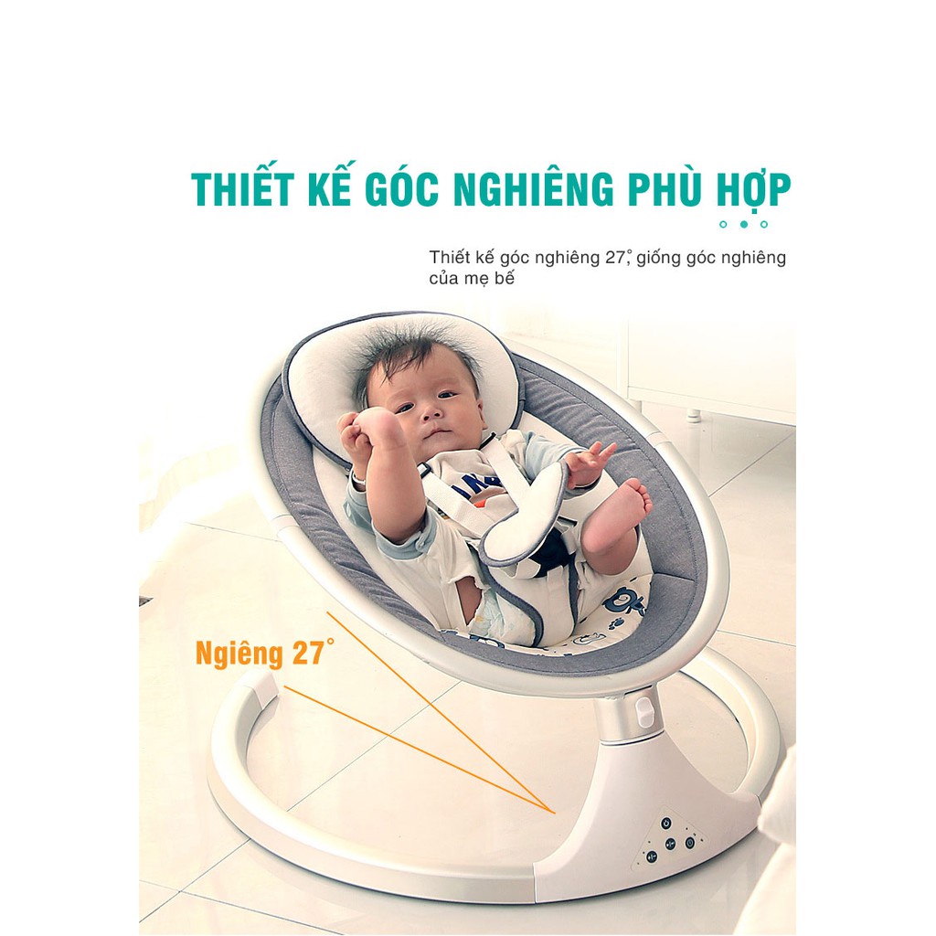 Nôi Điện, Ghế Rung Cao Cấp Cho Bé