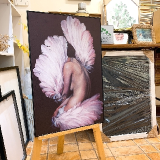 Khung tranh canvas cỡ 40x60 nghệ thuật ( tranh kèm khung y hình ), Giá bán 1 tranh