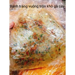 🌸Bánh Tráng Vuông Trộn Khô Gà Cay 1 Ký  giá sỉ☘️