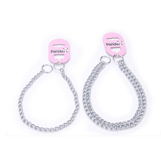 VÒNG CỔ INOX CHO CHÓ - VÒNG CỔ INOX 2 LÁ CHO CHÓ