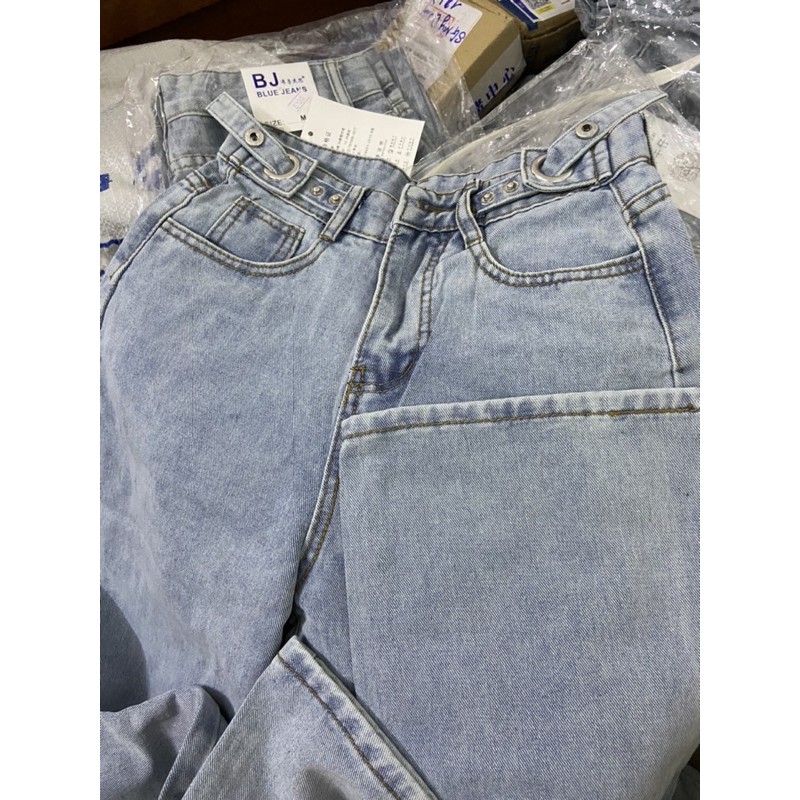 QUẦN JEANS NÚT BẤM