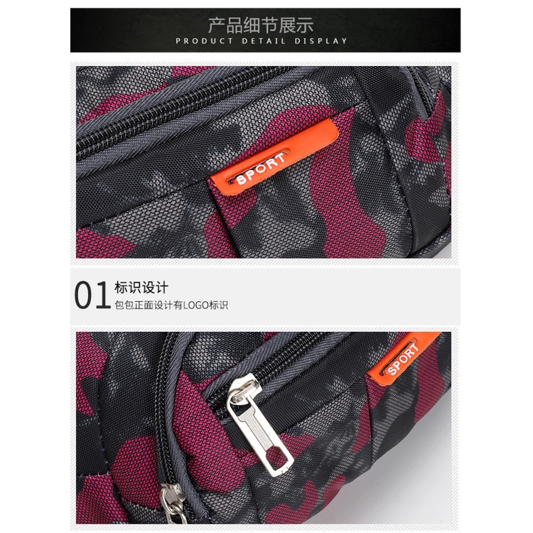 Túi đeo hông đa năng kháng nước phong cách thể thao dành cho nam nữ