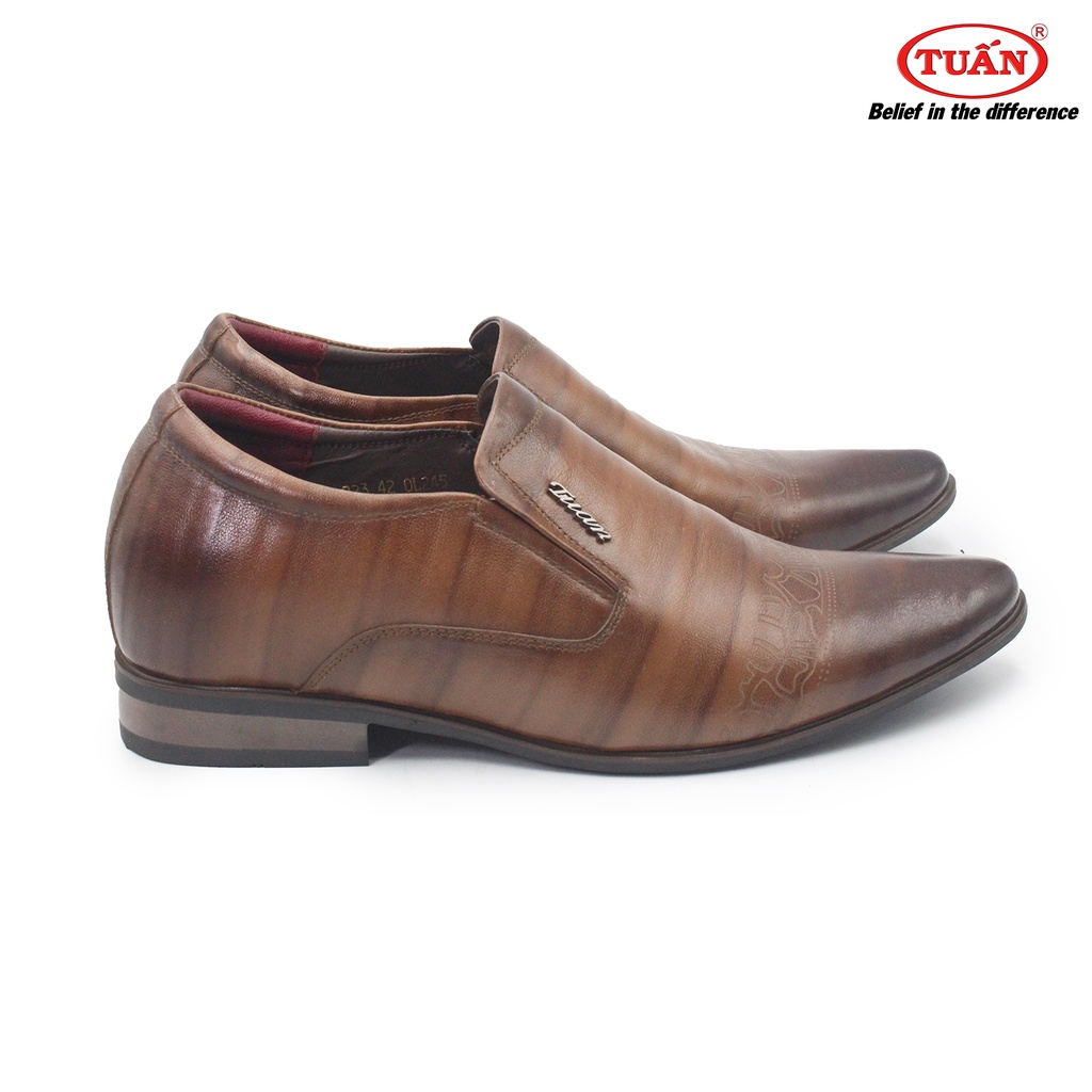 Giày da nam tăng chiều cao thương hiệu Tuấn GXHU-023
