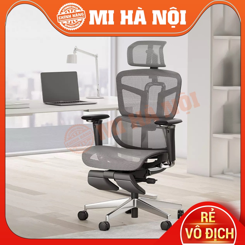 Ghế Xoay Công Thái Học Xiaomi Youpin HBADA 4D 5D Lưng Kép Chuẩn Ergonomic 1S / HDNY163 - GHẾ VĂN PHÒNG CÔNG THÁI HỌC