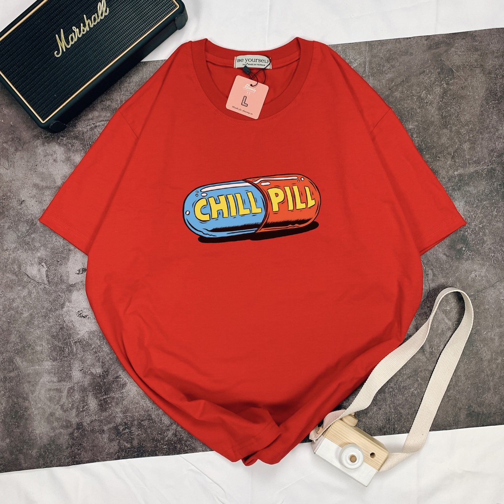 - Áo thun tay ngắn Be Yourself unisex size M L XL - VIÊN CHILLPILL