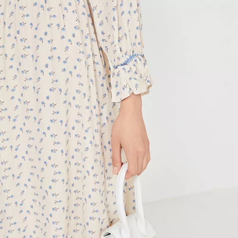 Vero Moda Đầm hoa nhí vintage