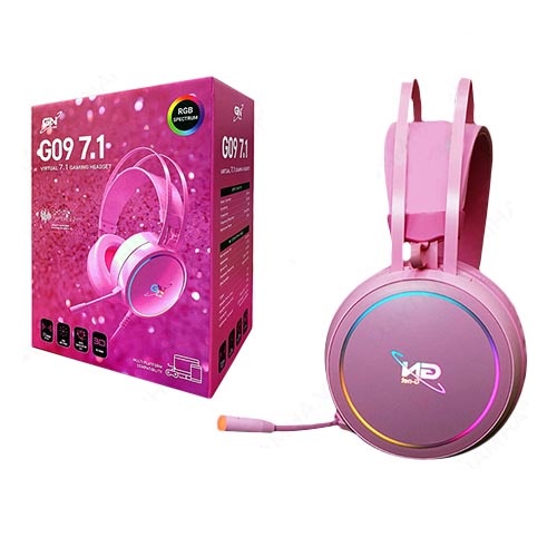Tai nghe Gaming G-Net G09 Hồng Usb 7.1 MỚI