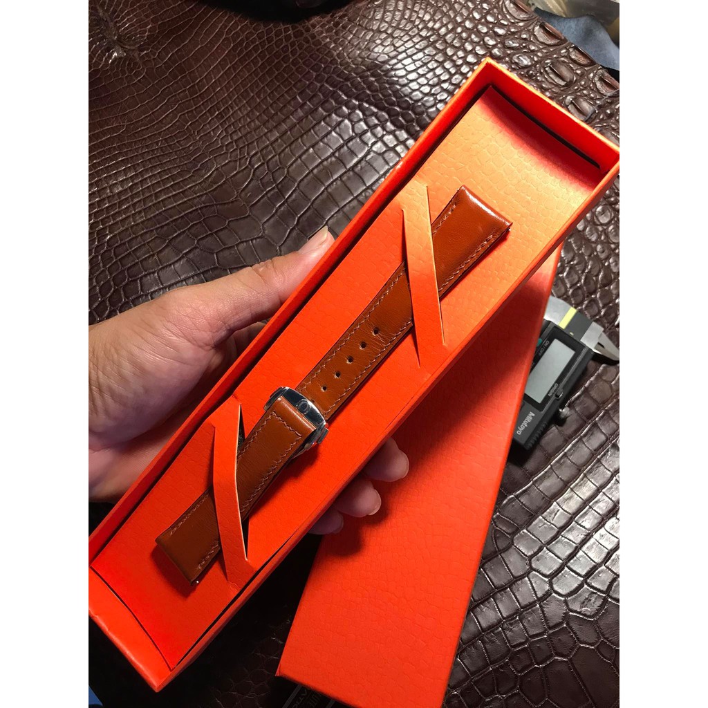 Dây đồng hồ Omega khóa gập Omega