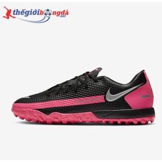 [Chính hãng-Tặng tất 50K] Giày đá banh chính hãng Nike Phantom GT Academy - Hồng-đen [ĐỔI SIZE THOẢI MÁI]