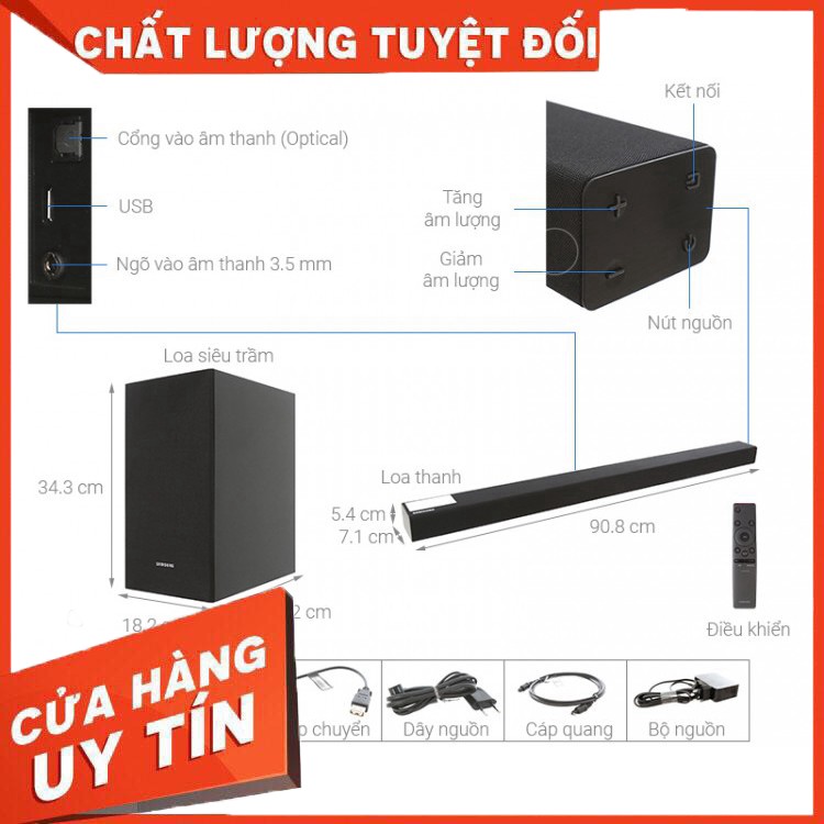 [Giá KM] Loa Thanh Samsung HW-R450 (200W) - hàng chất lượng, giá tốt nhất TQ