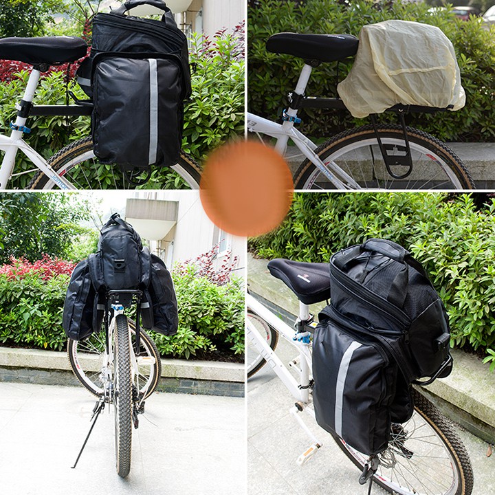 Túi treo baga xe đạp, Túi đeo sườn sau xe đạp BikeBoy Đi phượt, leo núi