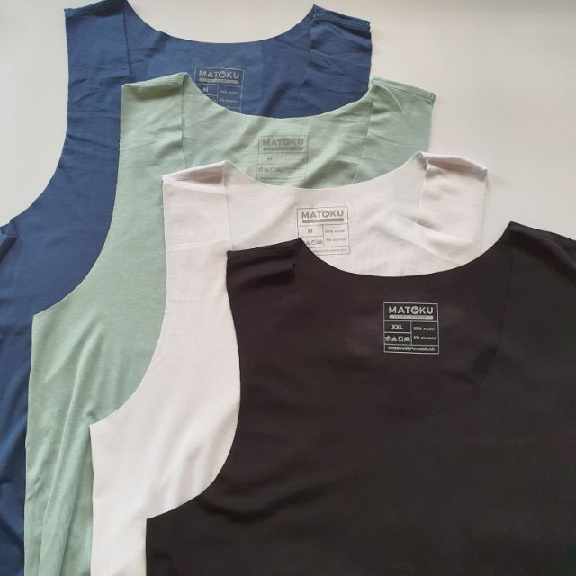 Áo ba lỗ tanktop Matoku Infinity Comfort vải modal 95% siêu thoáng mát