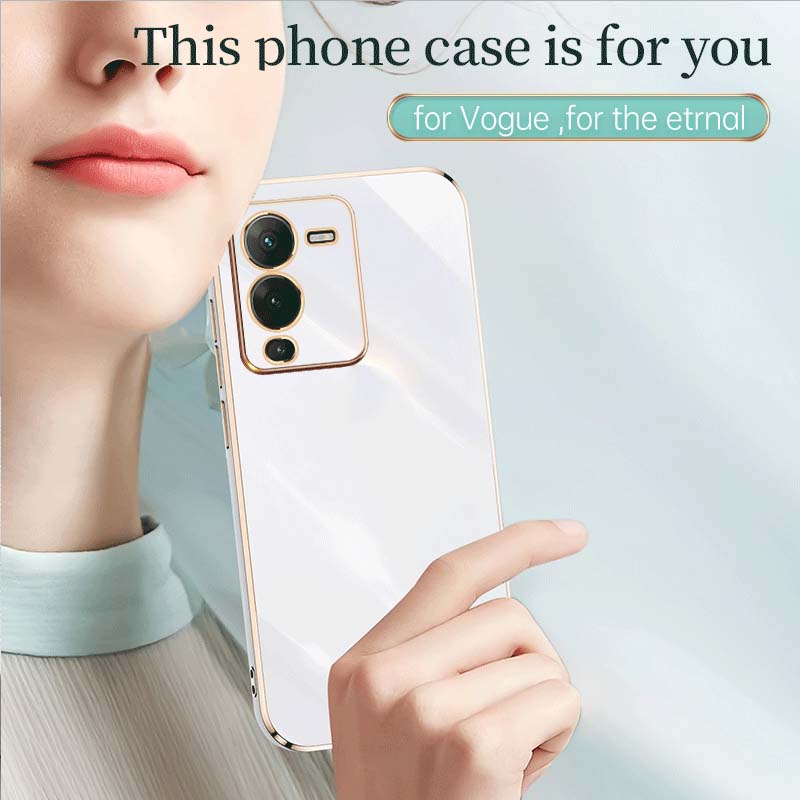 Ốp Điện Thoại TPU Dẻo Siêu Mỏng Bề Mặt Bóng Bảo Vệ Camera Cho VIVO S15 S15E Pro