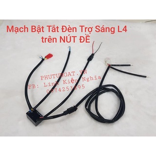 Mạch Bật Tắt Đèn Trợ Sáng trên Nút Đề Zin  Cho các dòng xe Winner X  Airblade wave sirius Winner V1 Raider Satria