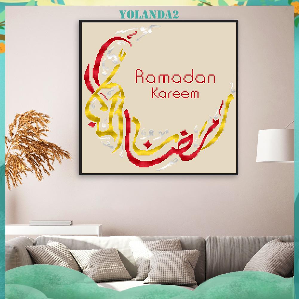 Bộ 14 dụng cụ thêu tranh chữ thập phong cách Hồi giáo