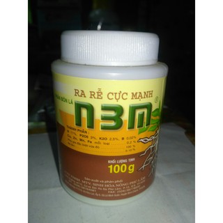 Phân bón lá kích rễ N3M lọ 100g, siêu ra rễ cho cây trồng lọ 100g