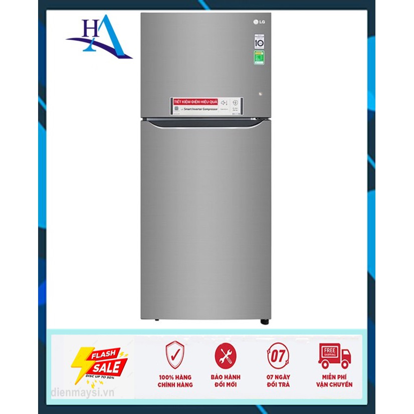 Tủ lạnh LG Inverter 393 lít GN-M422PS (Miễn phí giao tại HCM-ngoài tỉnh liên hệ shop)